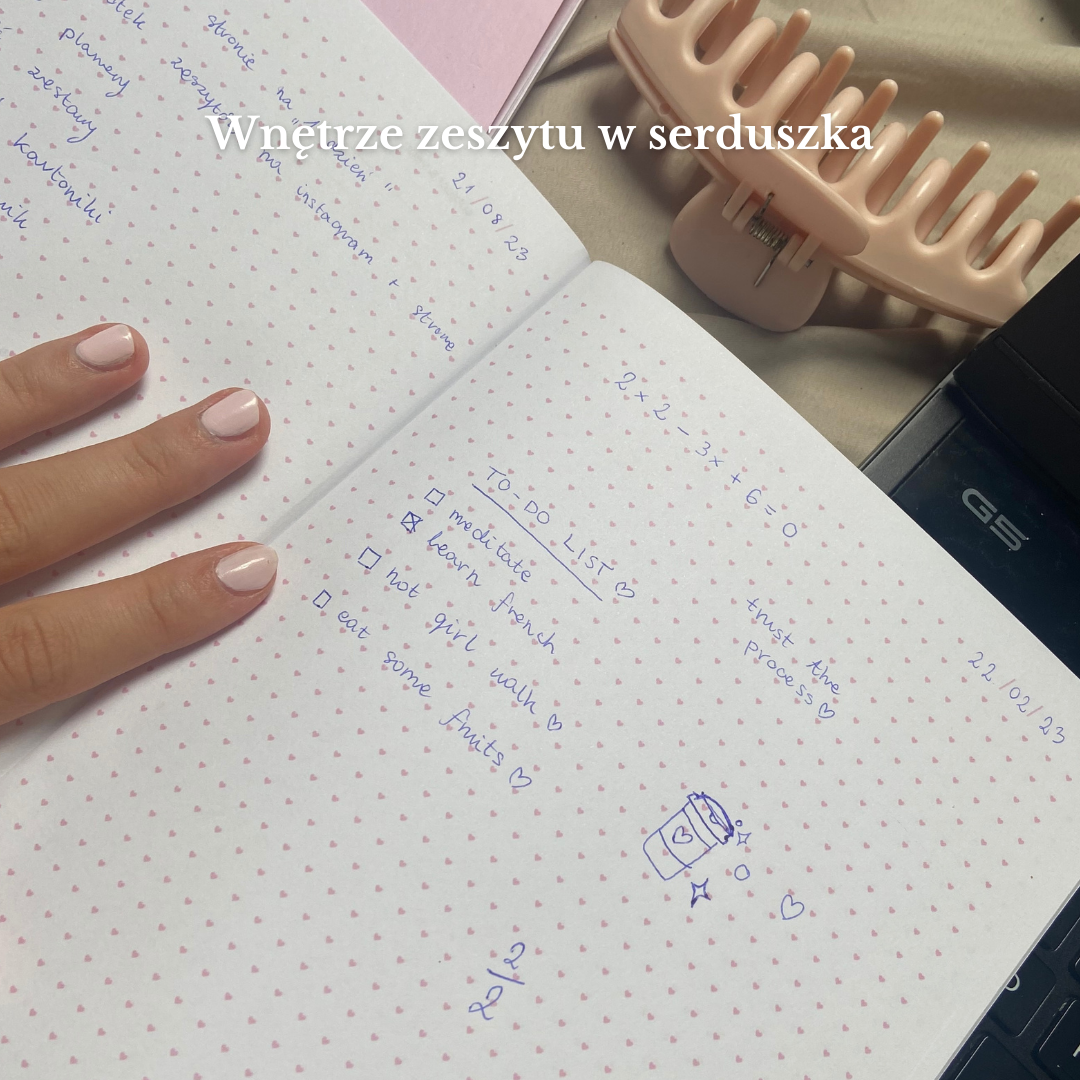 Pink matcha notebook set