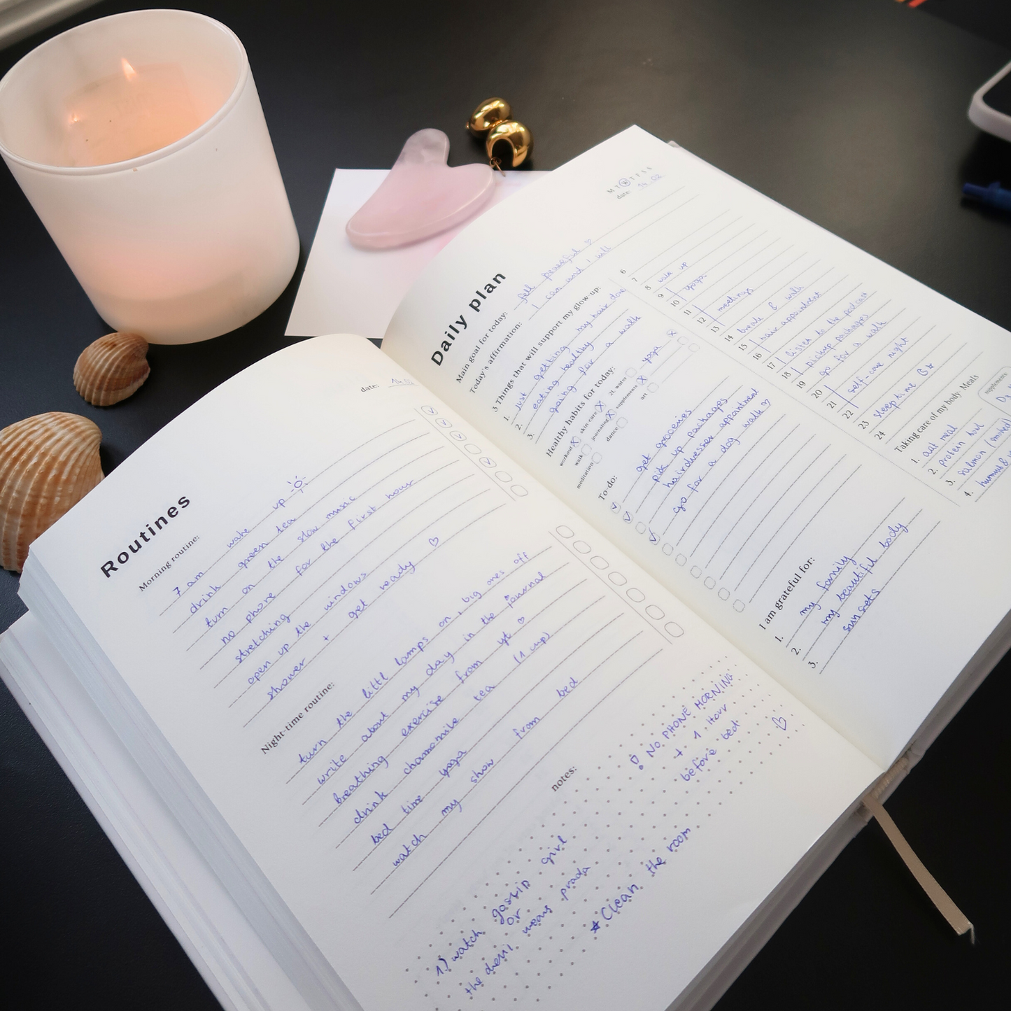 Glow up journal & planner