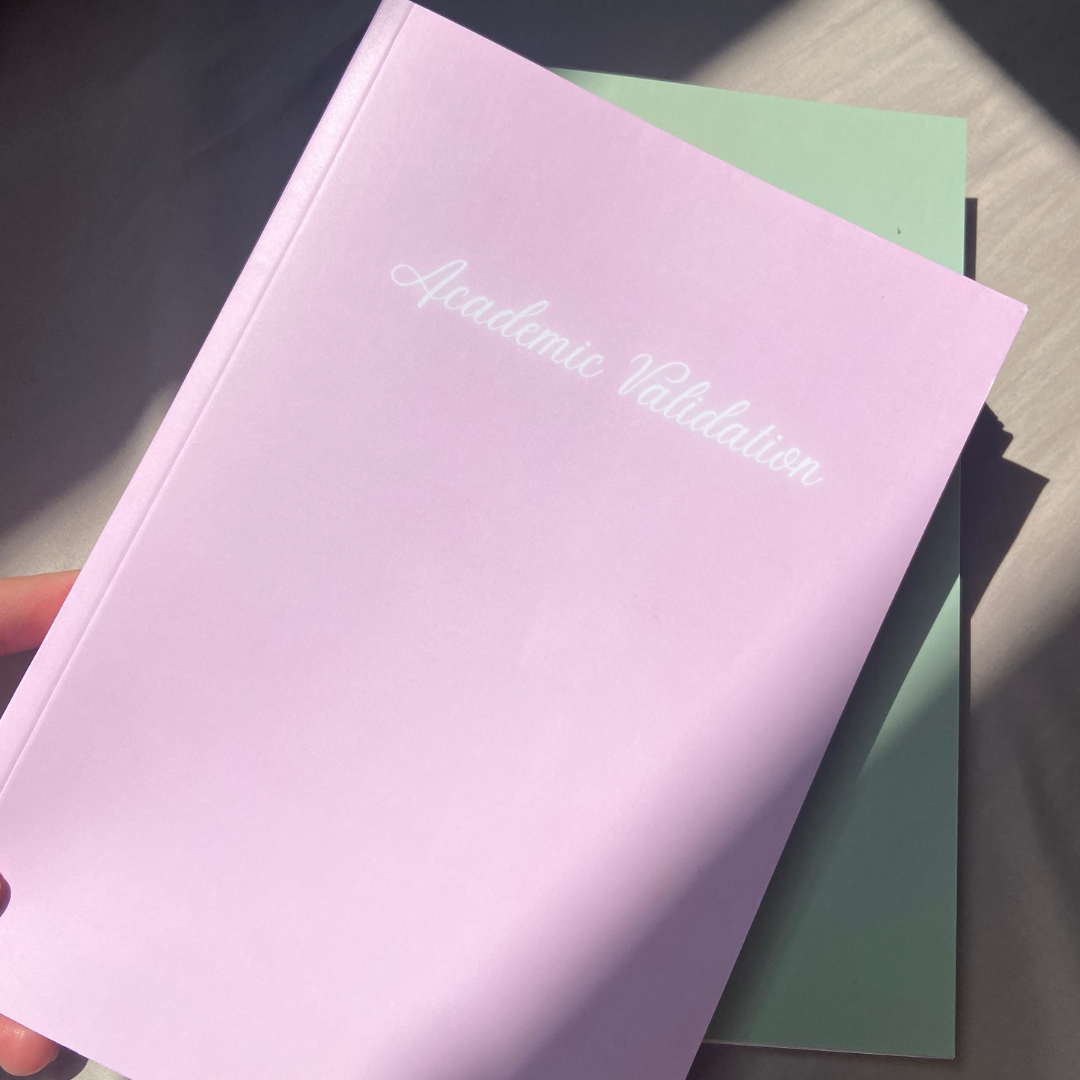 Pink matcha school planner