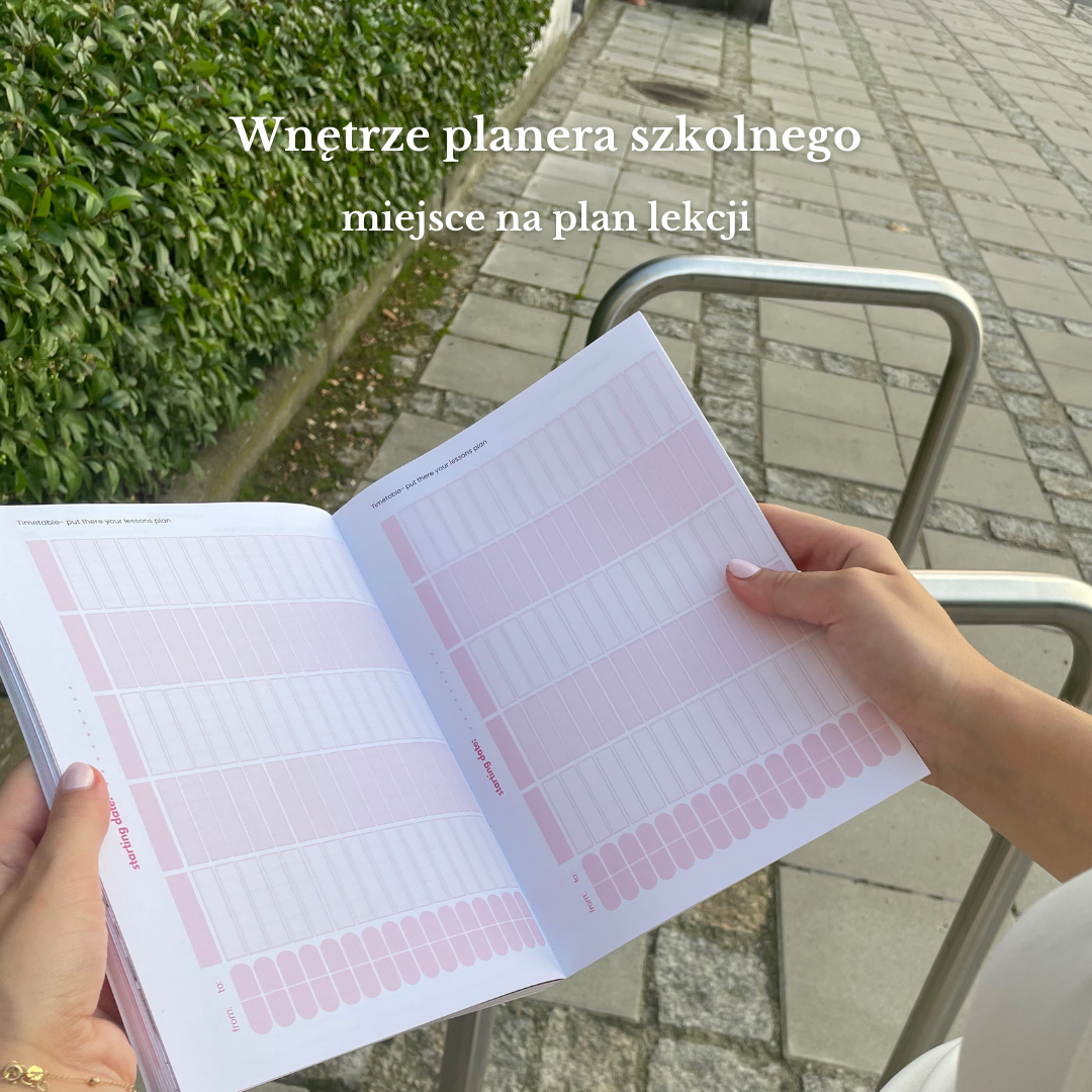 Vanilla latte school planner