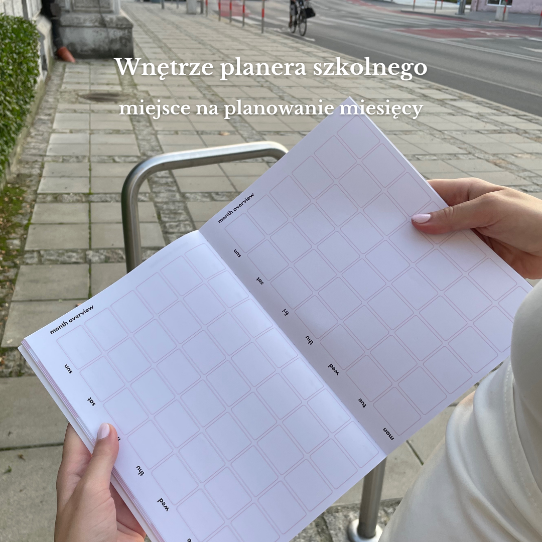 Green matcha school planner