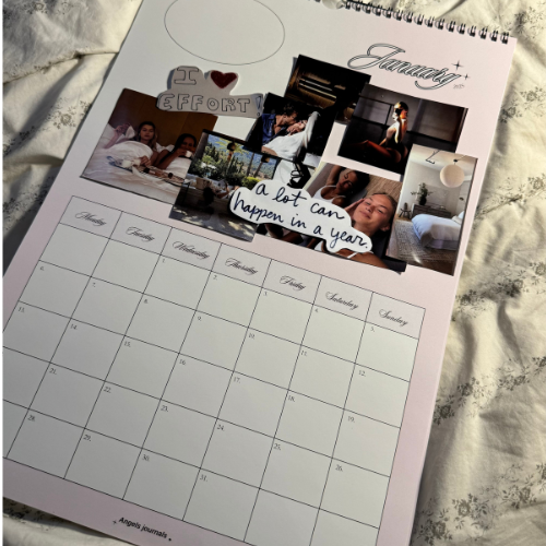 2025 Vision Board Calendar
