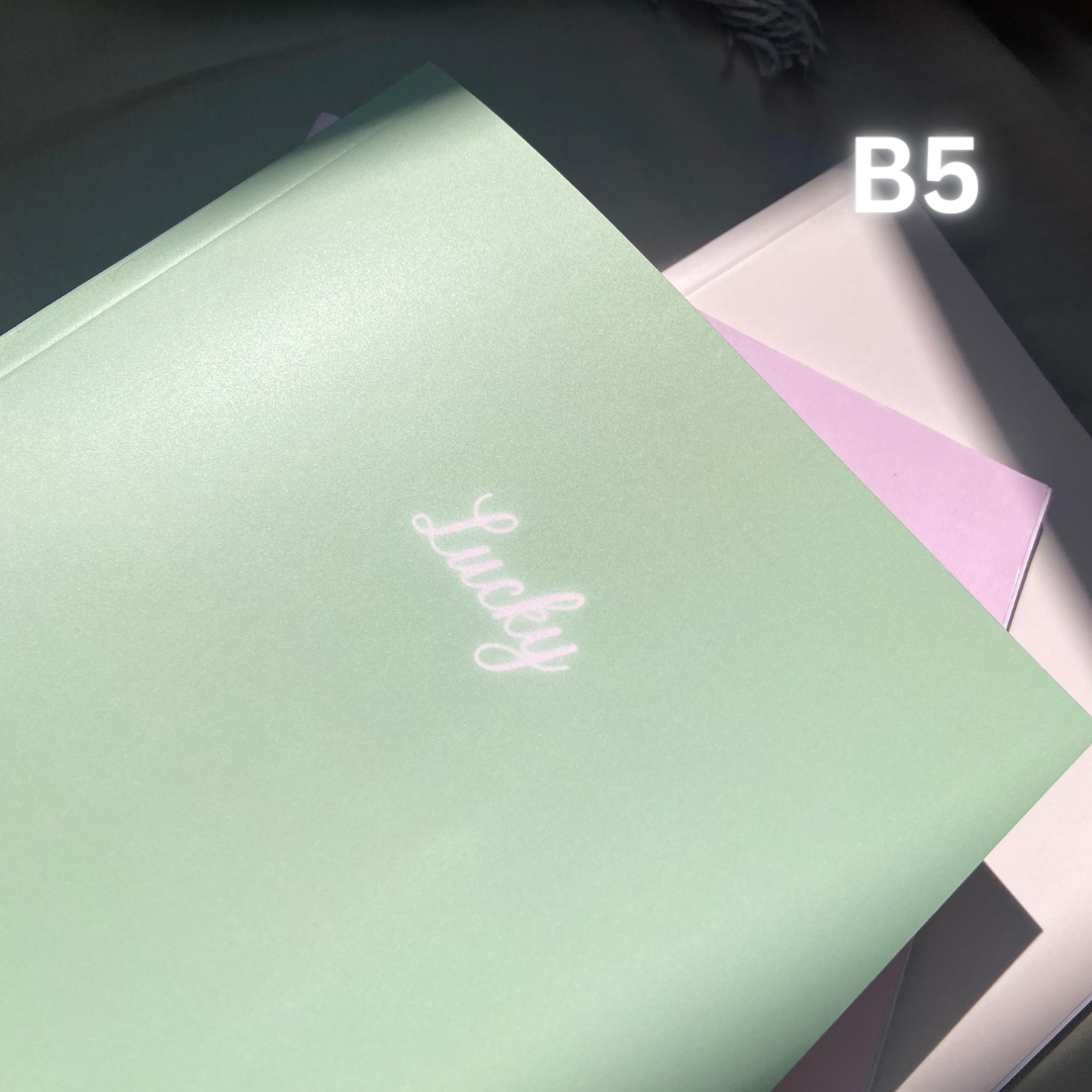 Green matcha school planner