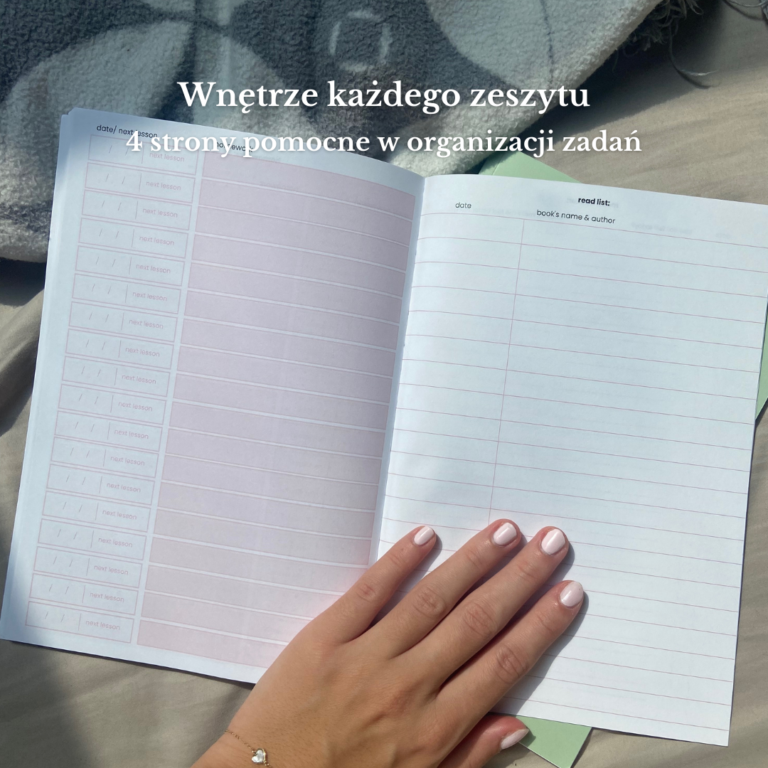 Green matcha school planner