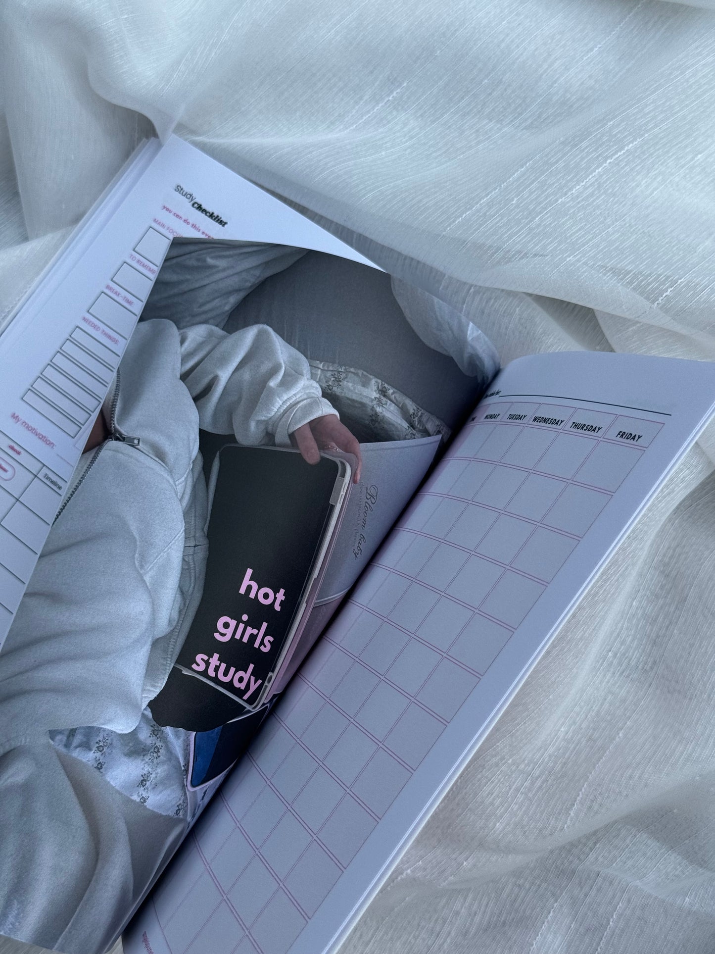 BABY PINK SMARTIE SET (school planner set and 3 notebooks set)