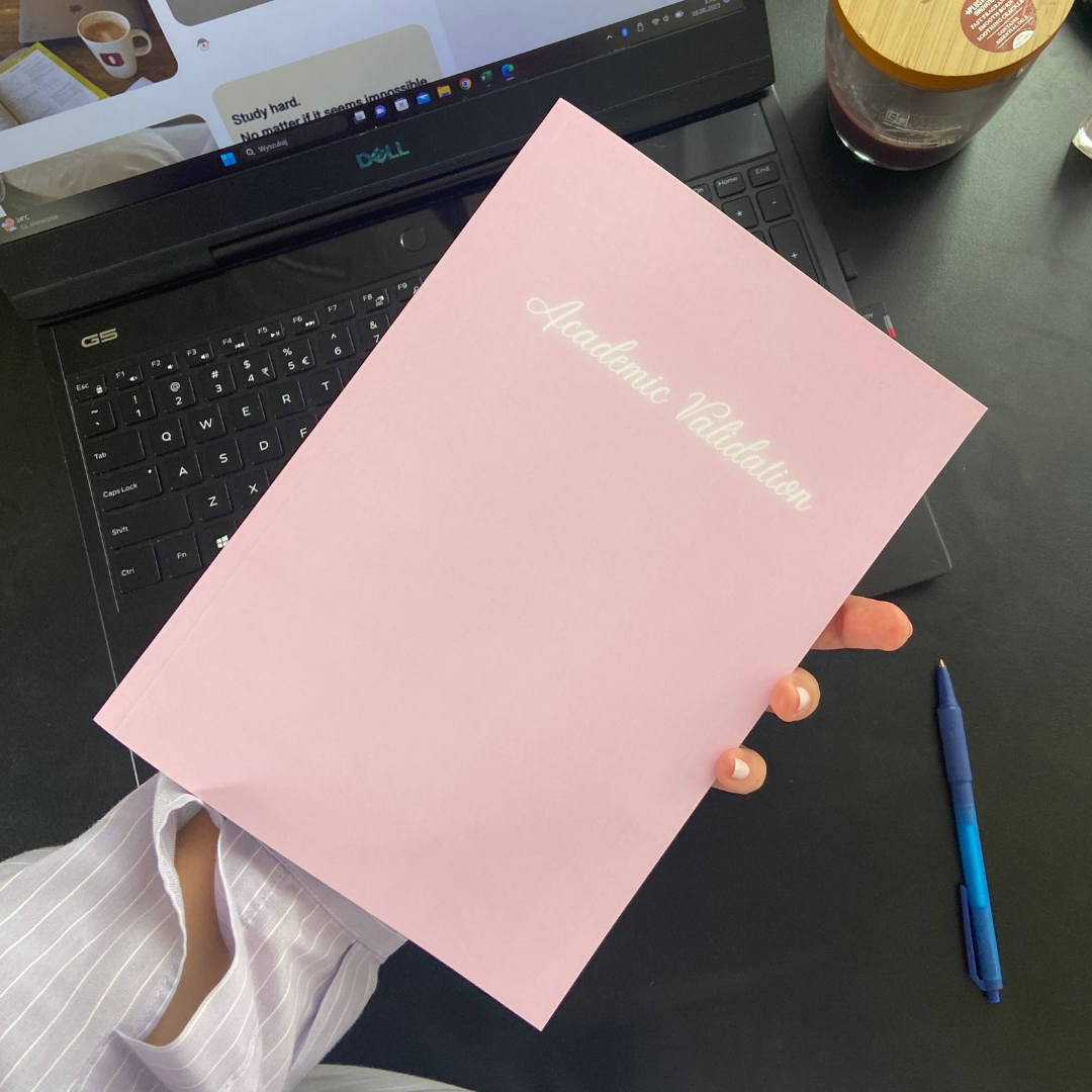 Pink matcha school planner