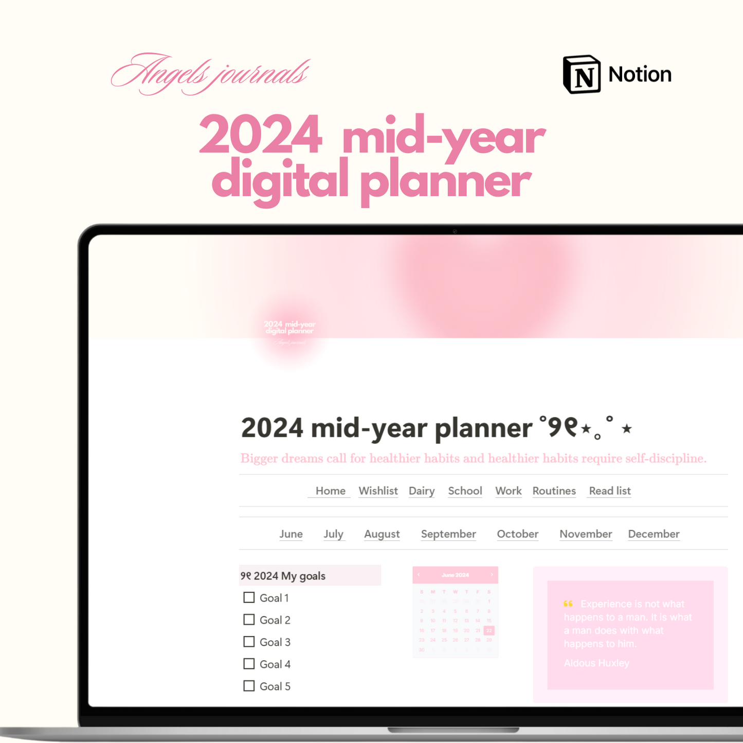 Mid-year life planner na drugą połowę 2024 roku (digital)