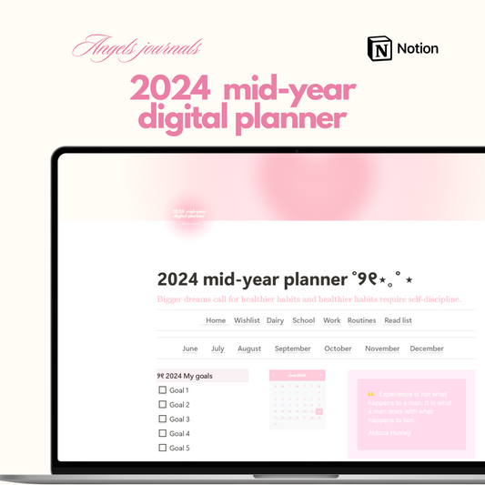 Mid-year life planner na drugą połowę 2024 roku (digital)