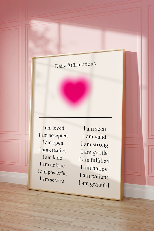 Affirmations poster